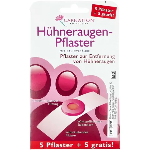 Carnation Hühneraugen-pflaster 5 + 5 gratis – Bild 2