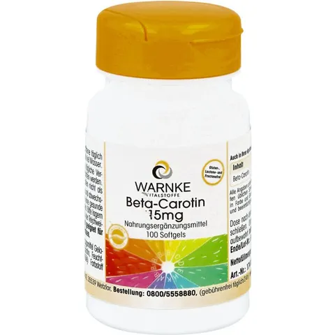Beta Carotin Kapseln 15 mg – Bild 2