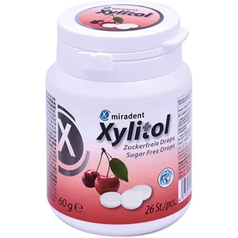Miradent Xylitol Drops Cherry Dose – Bild 2