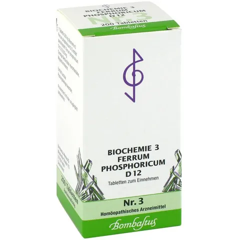 Biochemie 3 Ferrum phosphoricum D12 Tabletten Bombastus – Bild 2