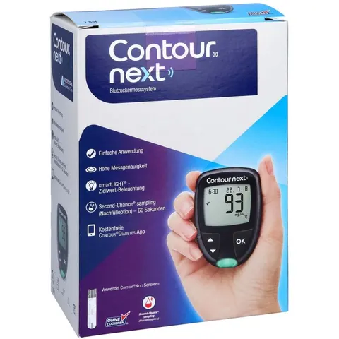 Contour Next Neu Set Blutzuckermessgerät mg/dl – Bild 2