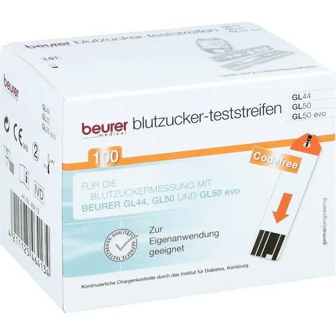 Beurer Gl44/gl50 Blutzucker-teststreifen – Bild 2