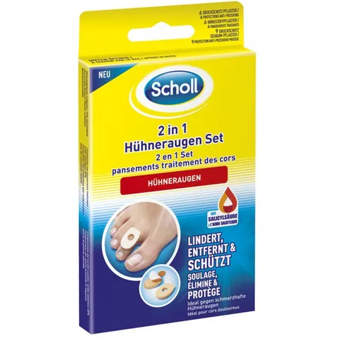 Scholl 2in1 Hühneraugen Set – Bild 2