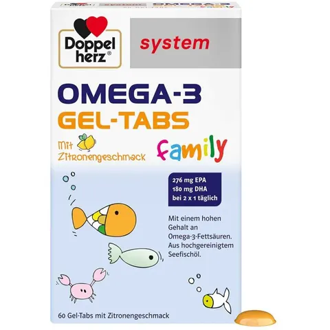 Doppelherz system Omega-3 family Kautablettem – Bild 3