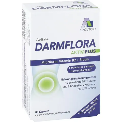 Avitale DARMFLORA AKTIV PLUS 80 St Kapseln – Bild 3