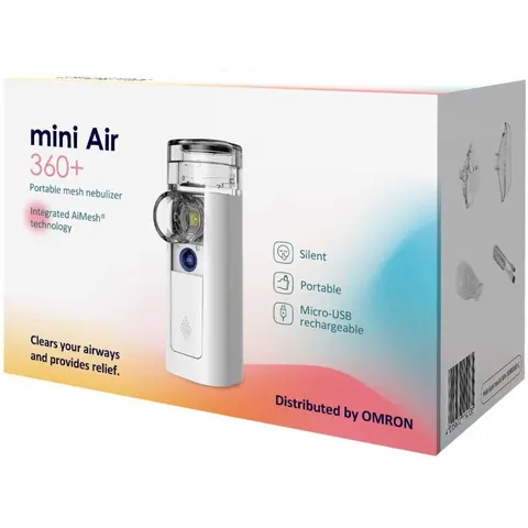 Omron Mini Air 360 + Mesh Nebulizer tragbar – Bild 3