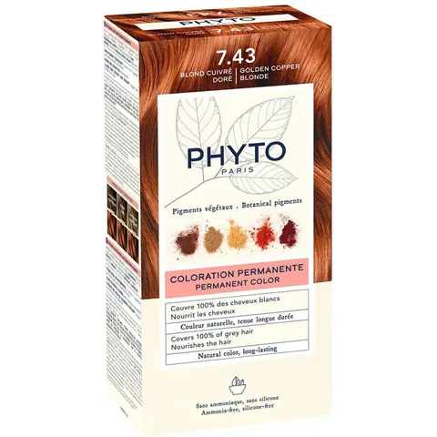 Phytocolor 7.43 Kupfer Goldblond – Bild 2