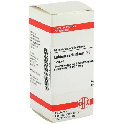 DHU Lithium Carb. D6 Tabletten – Bild 2