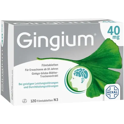 Gingium® 40 mg Filmtabletten – 08832734 – Bild 2