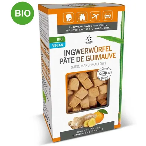 Ingwer Ginjer Ingwerwürfel Orange – Bild 3