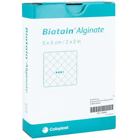 Biatain Alginate Kompressen 5x5 cm – Bild 2