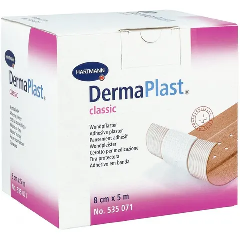 Dermaplast Classic Wundpflaster 8 cmx5 m 1 St Pflaster – Bild 3