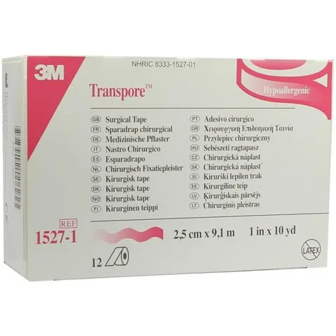 Transpore 2,5 cmx9,1 m Pflaster – Bild 3