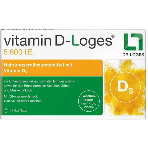 vitamin D-Loges 5.600 I.E. 15 St Kautabletten – Bild 2