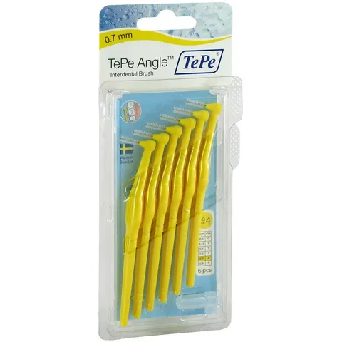 Tepe Angle Interdentalbürste 0,7mm gelb – Bild 2