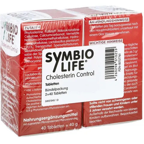 Symbiolife Cholesterin Control 80 St Tabletten – Bild 3