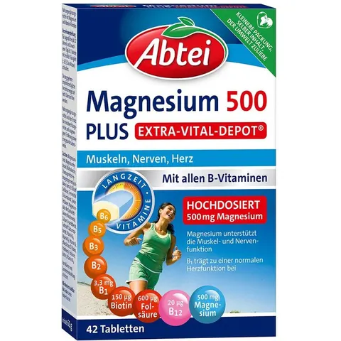 Abtei Magnesium 500 Plus Vital Depot – Bild 2