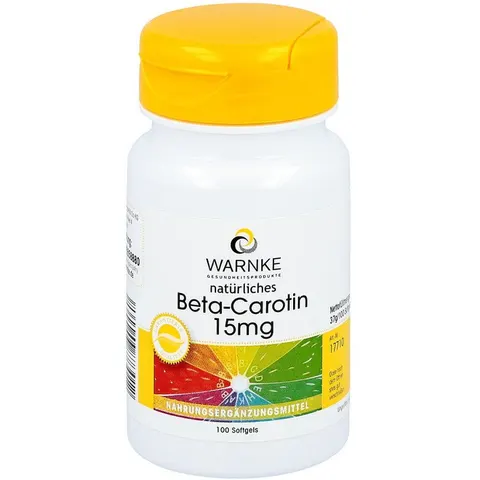 Warnke Beta Carotin Kapseln 15 mg natürlich – Bild 2