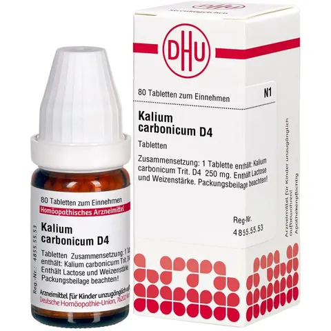 DHU Kalium Carbonicum D4 Tabletten – Bild 2