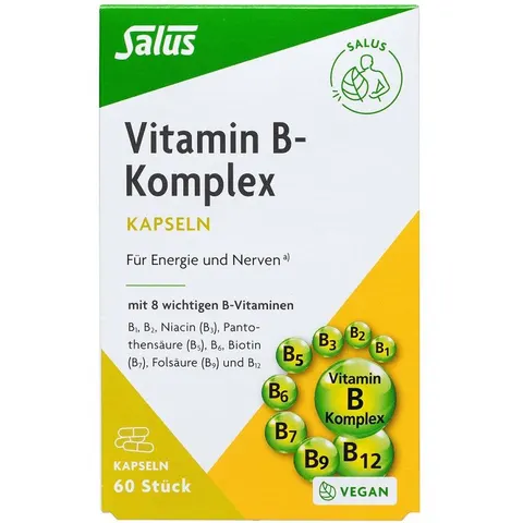Salus Vitamin B Komplex Kapseln vegan – Bild 2
