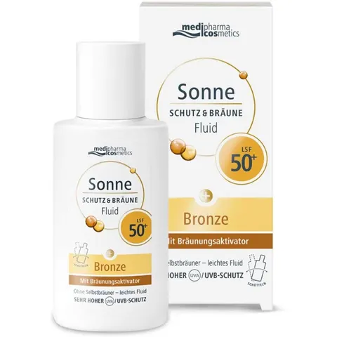 Sonne Schutz & Bräune Fluid Bronze LSF 50+ – Bild 2