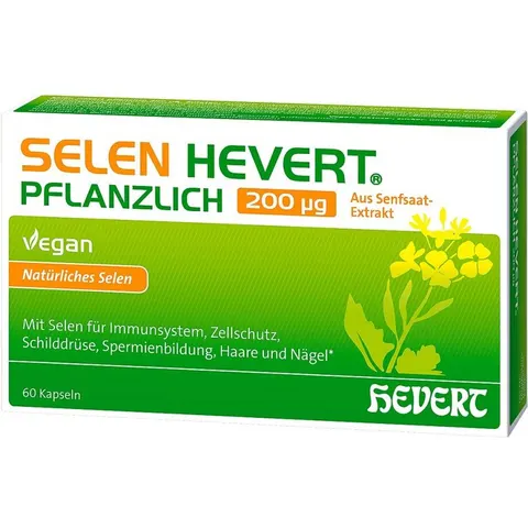 Selen Hevert Pflanzlich 200 Μg Kapseln – Bild 2