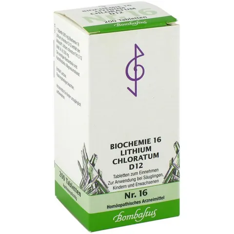 Biochemie 16 Lithium chloratum D12 Tabletten – Bild 2