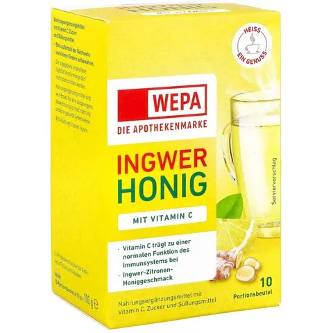 Wepa Ingwer+honig+vitamin C Pulver – Bild 2