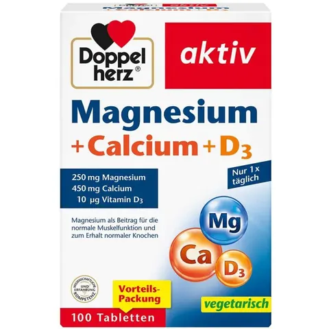 Doppelherz Magnesium + Calcium + D3 Tabletten – 001686 – Bild 2