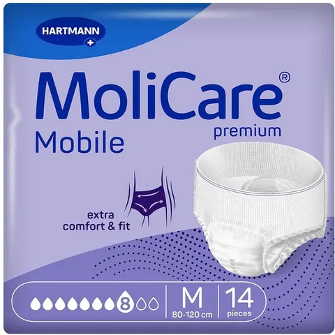 Molicare Premium Mobile 8 Tropfen Größe m – Bild 3