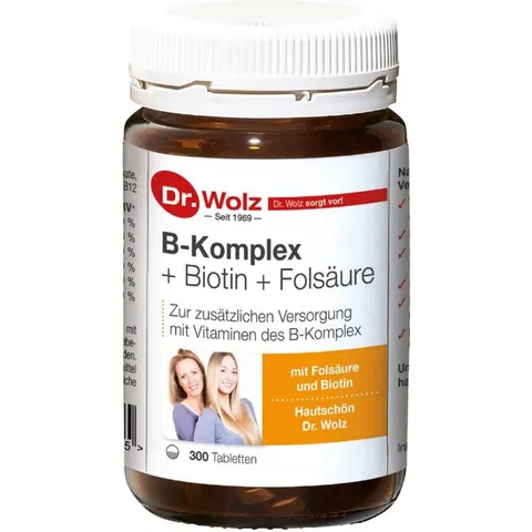 Dr. Wolz B Komplex + Biotin + Folsäure Tabletten – Bild 2