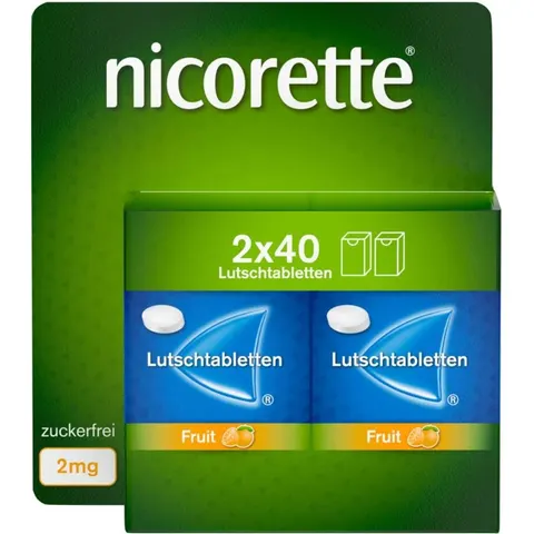 Nicorette Fruit 2 mg Lutschtabletten gepresst – Bild 2