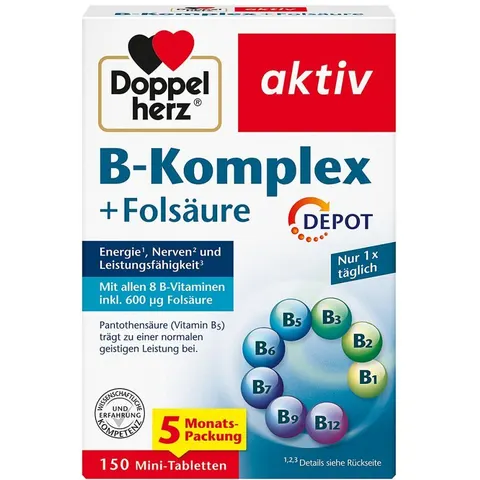 Doppelherz B-komplex+folsäure Tabletten – Bild 2