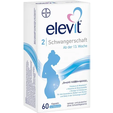 elevit 2 Schwangerschaft 60 St Weichkapseln – Bild 3