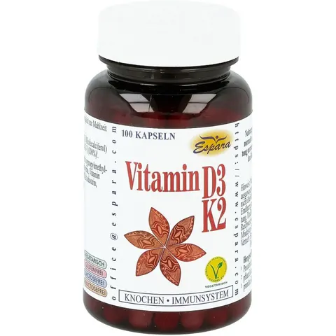 Espara Vitamin D3 K2 100 St Kapseln – Bild 3