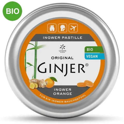 Ingwer Ginjer Pastillen Bio – Bild 3