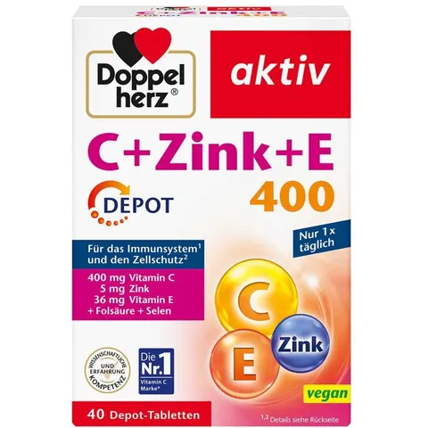 Doppelherz C + Zink + E Depot Tabletten – Bild 2