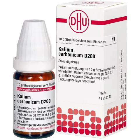 DHU Kalium Carbonicum D200 Globuli – Bild 2