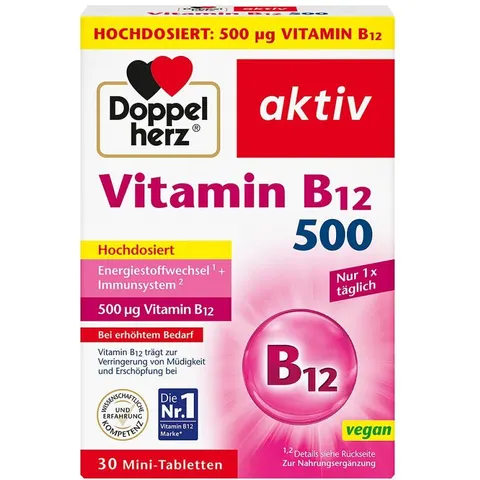 Doppelherz Vitamin B12 500 Tabletten – Bild 3