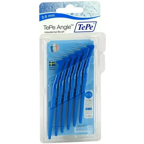 Tepe Angle Interdentalbürste 0,6mm blau – Bild 2