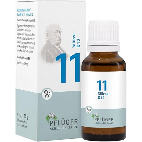Biochemie Pflüger 11 Silicea D12 Globuli – Bild 2