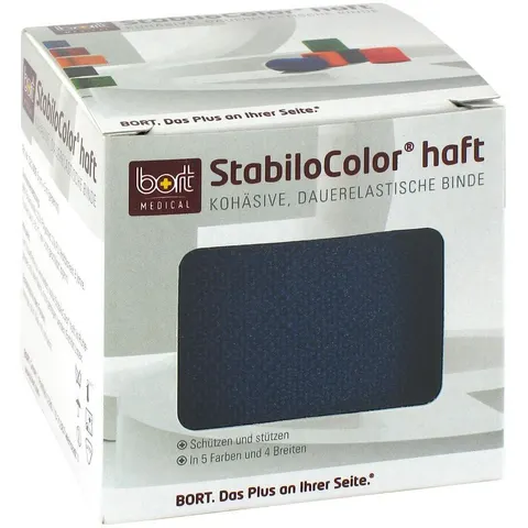 Bort Stabilocolor haft Binde 6cm blau – Bild 2