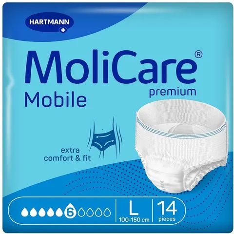 Molicare Premium Mobile 6 Tropfen Größe l – Bild 3