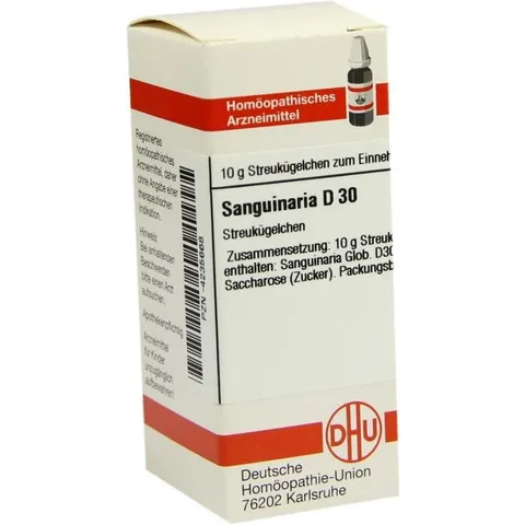 DHU Sanguinaria D30 Globuli – Bild 2