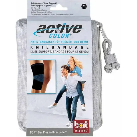 Bort Activecolor Kniebandage medium schwarz – Bild 2