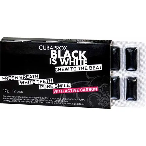 Curaprox Black is White Tuggummi – Bild 2