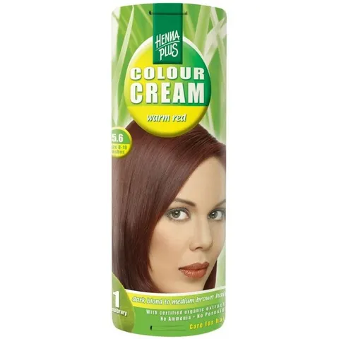 Hennaplus Colour Cream Warm Red 5,6 – Bild 3