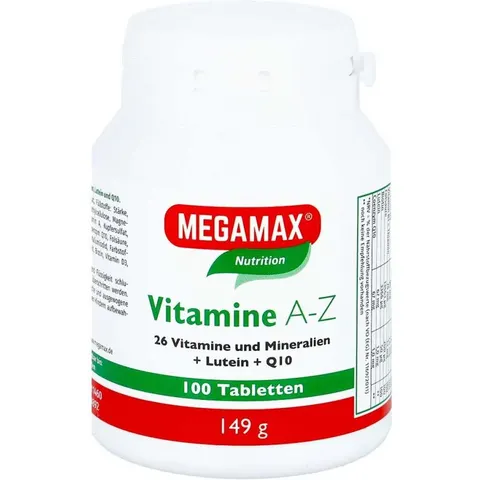 MEGAMAX Vitamine A-Z 100 St Tabletten – Bild 3