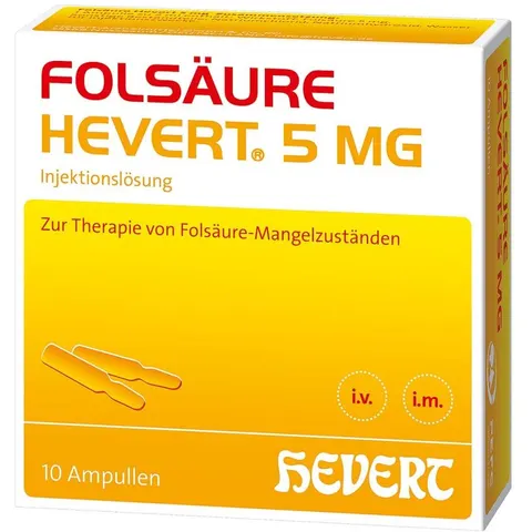 Folsäure Hevert 5 mg Ampullen – 04375429 – Bild 2