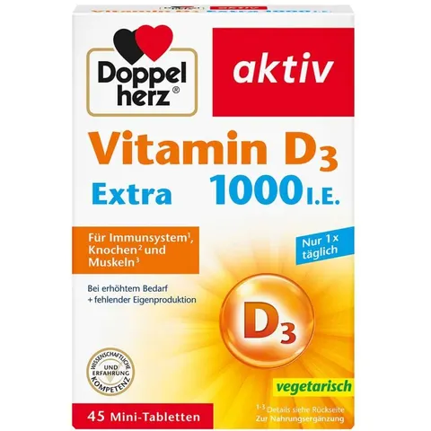 Doppelherz Vitamin D 1.000 I.e. Extra Tabletten – Bild 2